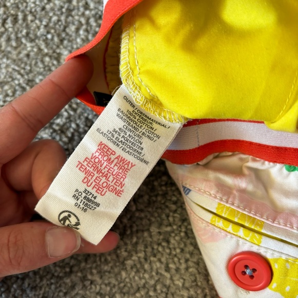 Mini boden shorts girls 4 rainbow fish primary playful summer casual vacation - Picture 5 of 10